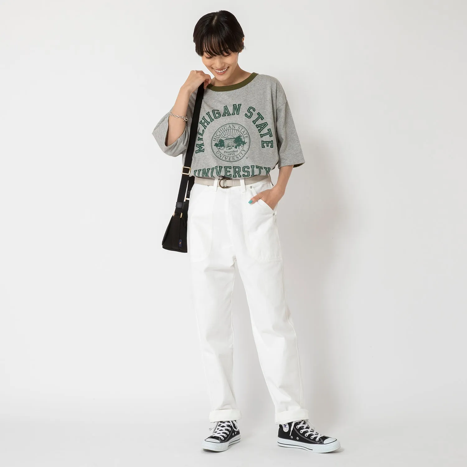 DISCUS Athletic | ディスカスアスレチック　Begin別注 リバーシブルカレッジTシャツ MICHIGAN