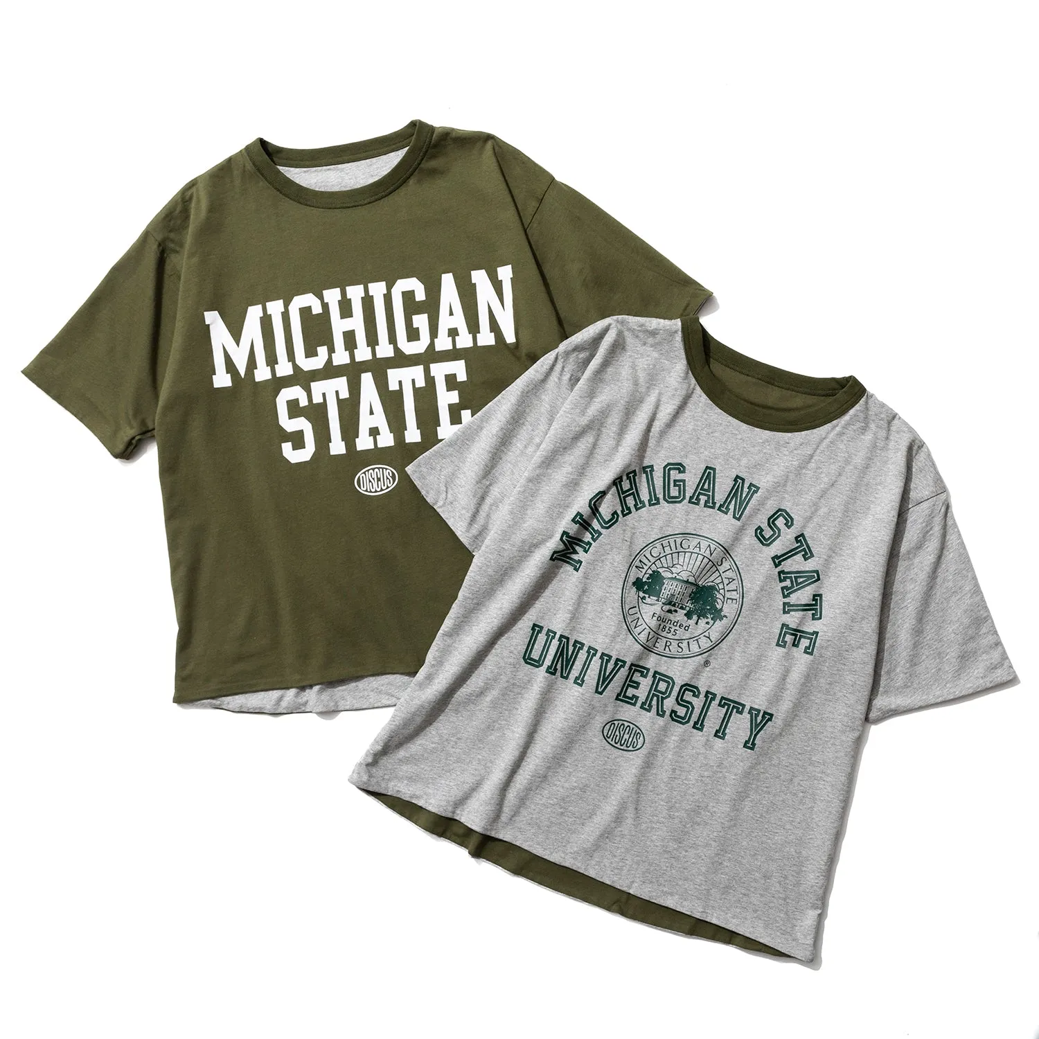 DISCUS Athletic | ディスカスアスレチック　Begin別注 リバーシブルカレッジTシャツ MICHIGAN