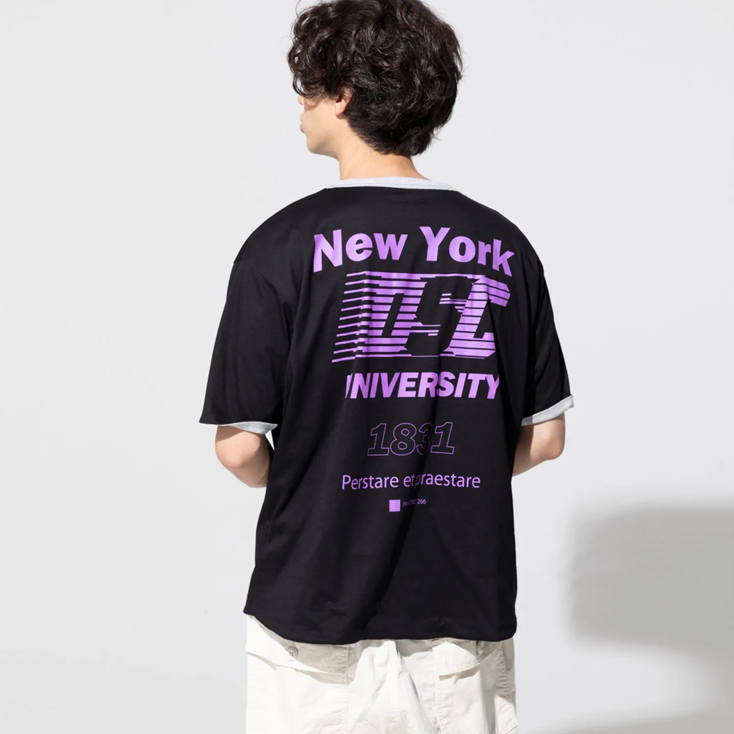 DISCUS Athletic | ディスカスアスレチック　Begin別注 リバーシブルカレッジTシャツ NYU