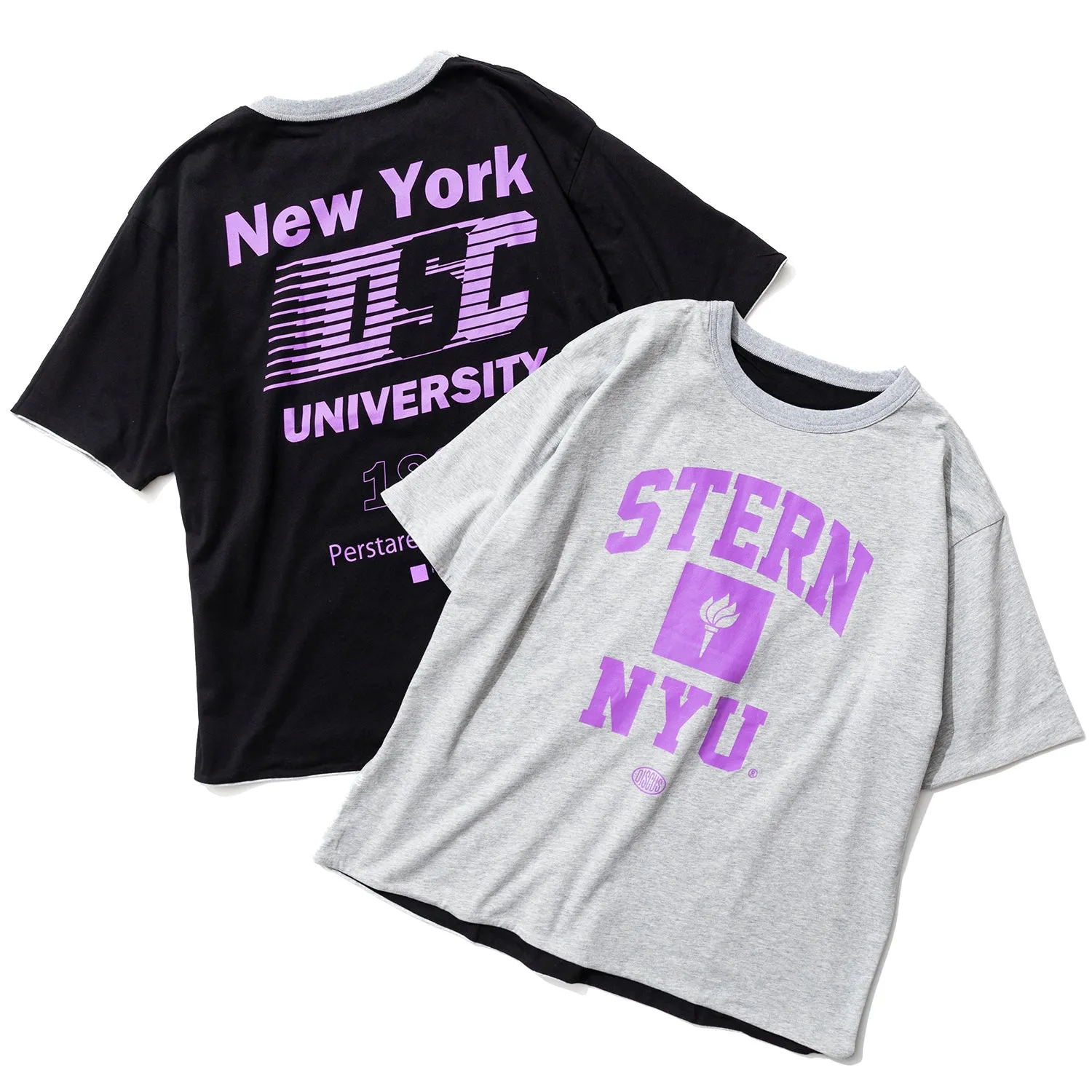 DISCUS Athletic | ディスカスアスレチック　Begin別注 リバーシブルカレッジTシャツ NYU