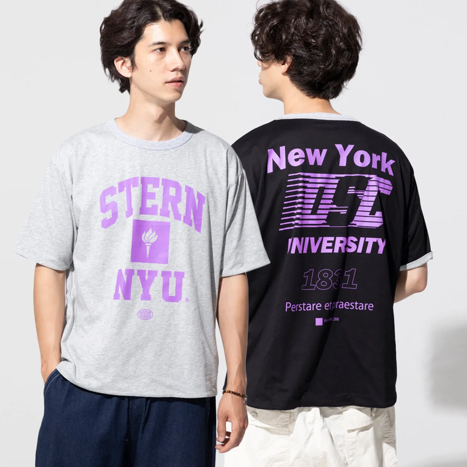 DISCUS Athletic | ディスカスアスレチック　Begin別注 リバーシブルカレッジTシャツ NYU