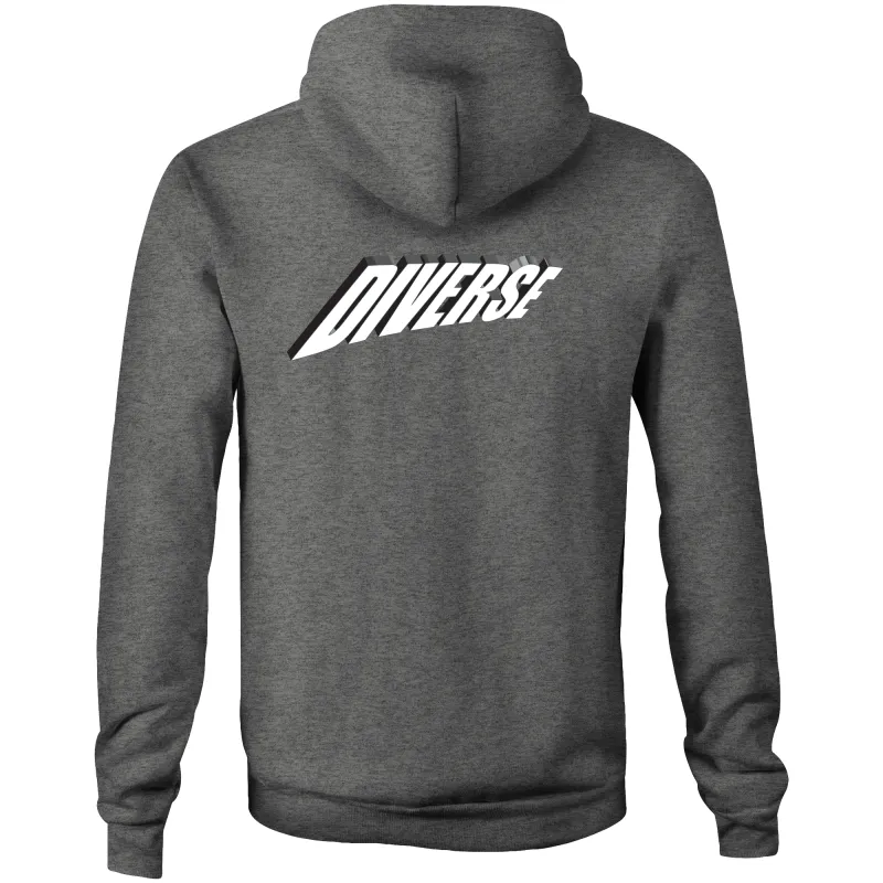 Diverse 3d - AS Colour Stencil - Pocket Hoodie Sweatshirt