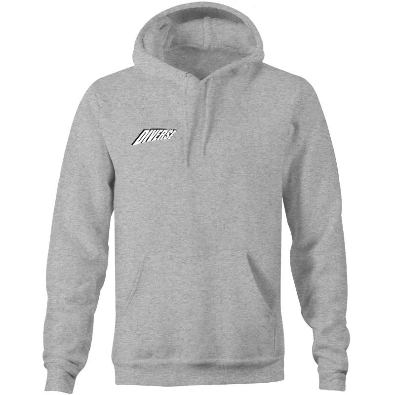 Diverse 3d - AS Colour Stencil - Pocket Hoodie Sweatshirt