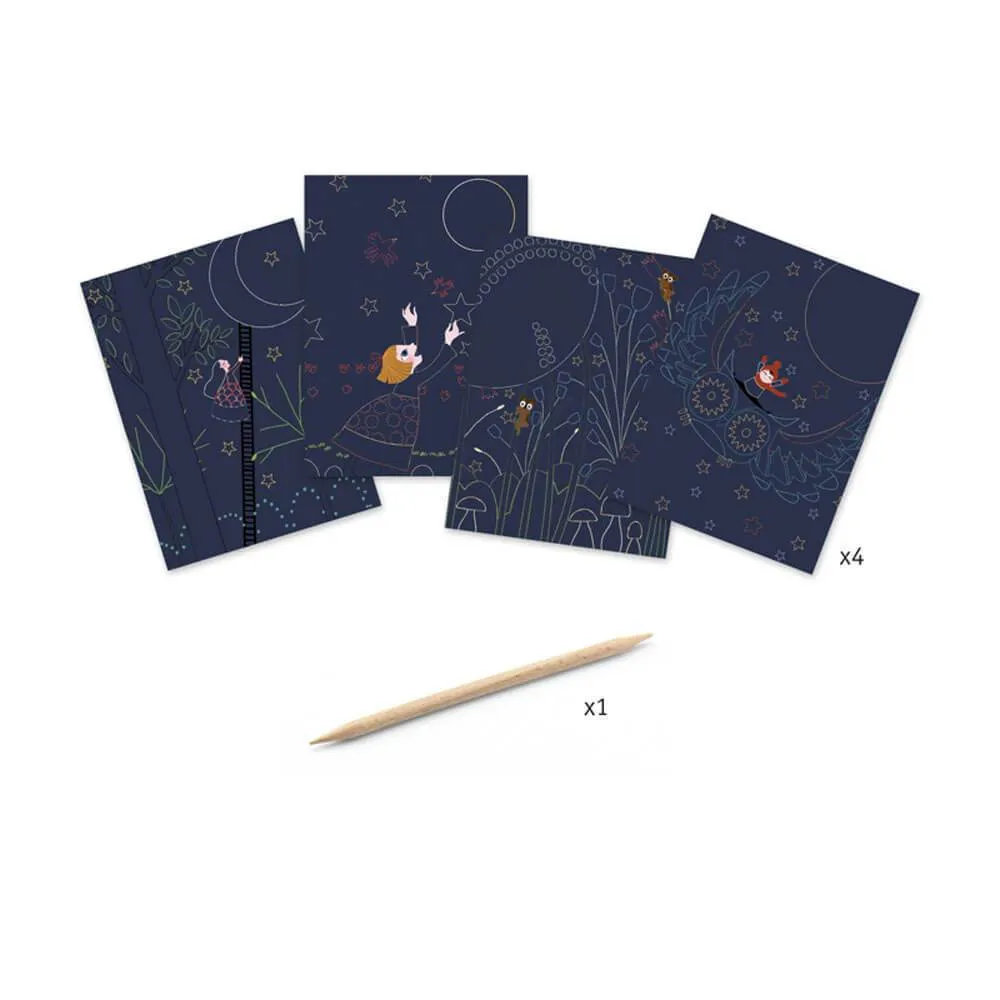 Djeco Full Moon Scratch Cards