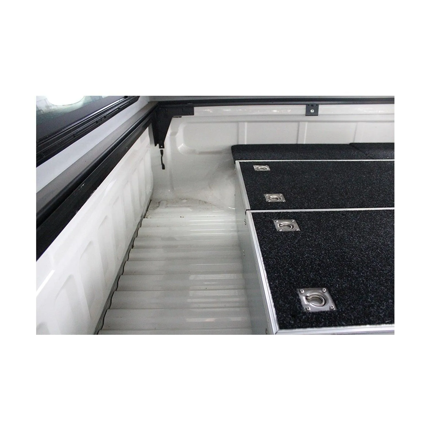 Dobinsons Rear Dual Roller Drawer Kit with Fridge Slide and Tie Down Points, for Pickups, Universal, 51.1x39.4 x10 inches(RD80-1300)