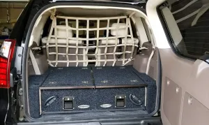 Dobinsons Rear Dual Roller Drawer System for Lexus GX460(without rear A/C system) with Fridge Slide and Side Panels