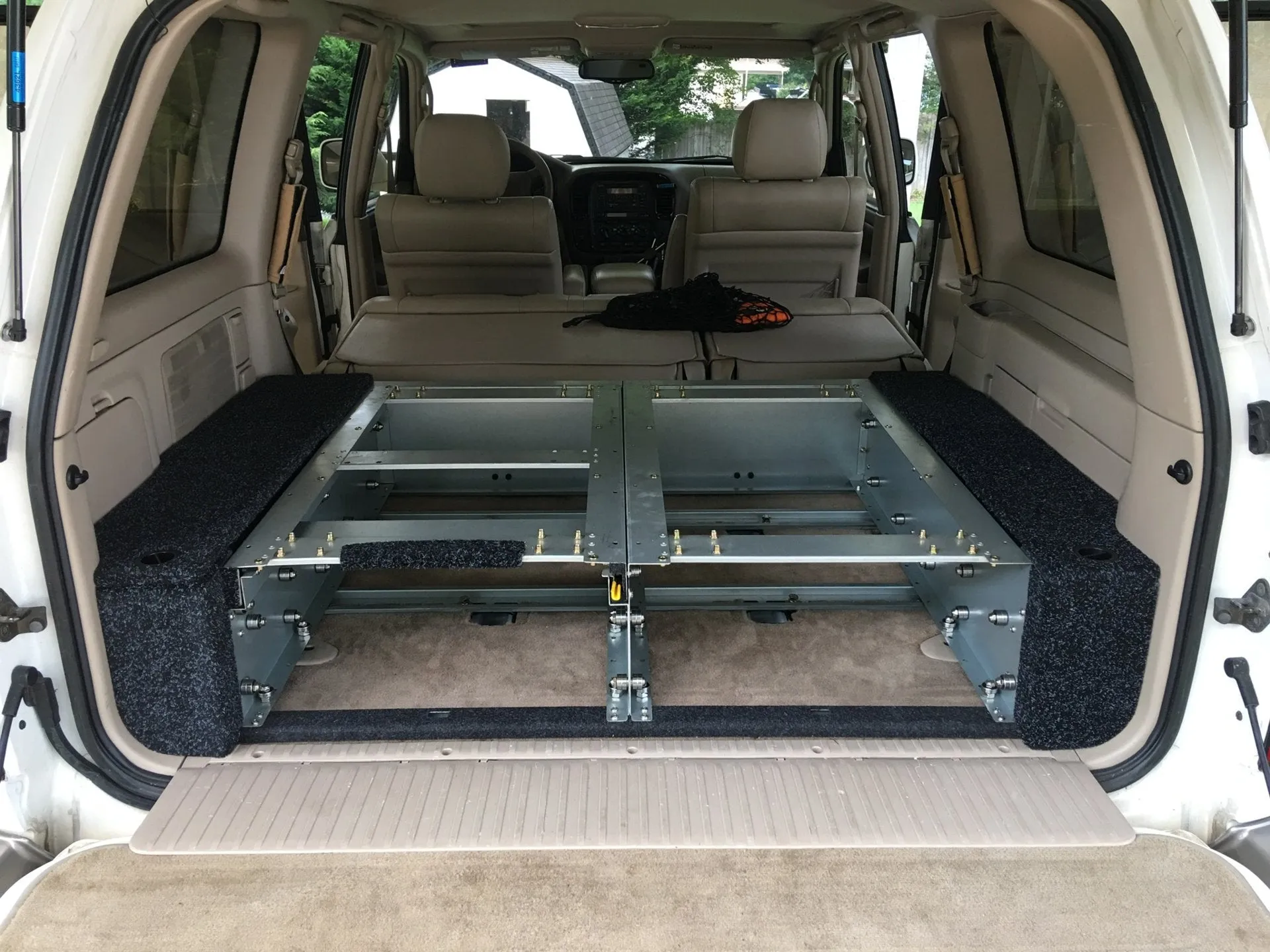 Dobinsons Rear Dual Roller Drawer System for Toyota Land Cruiser 100 Series with Fridge Slide and Side Panels