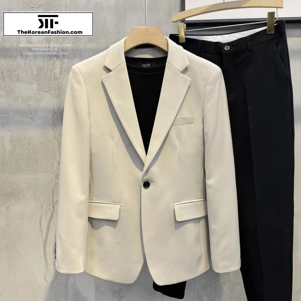 Drape Casual Suit Jacket