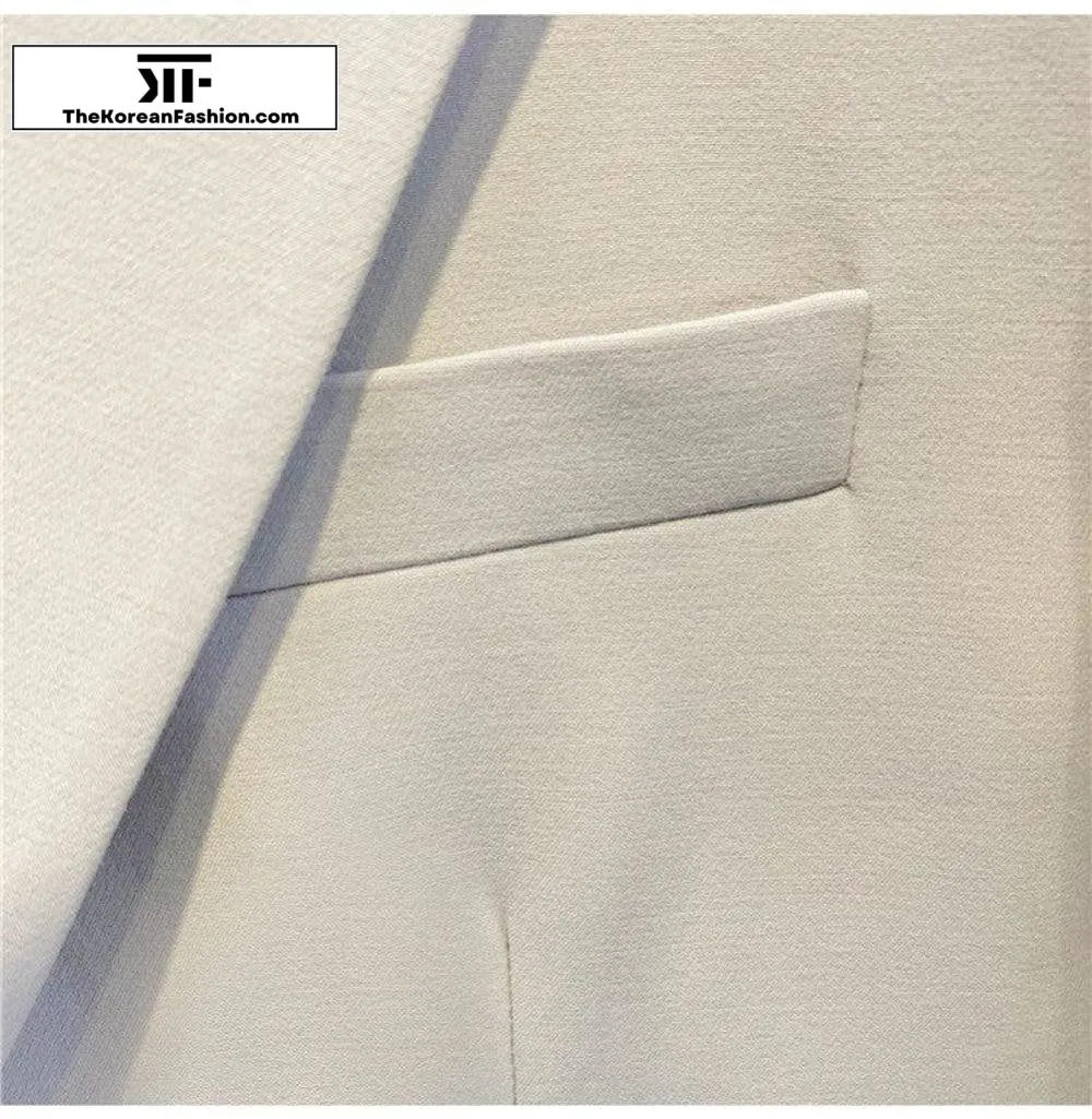 Drape Casual Suit Jacket