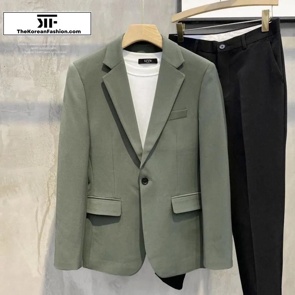 Drape Casual Suit Jacket