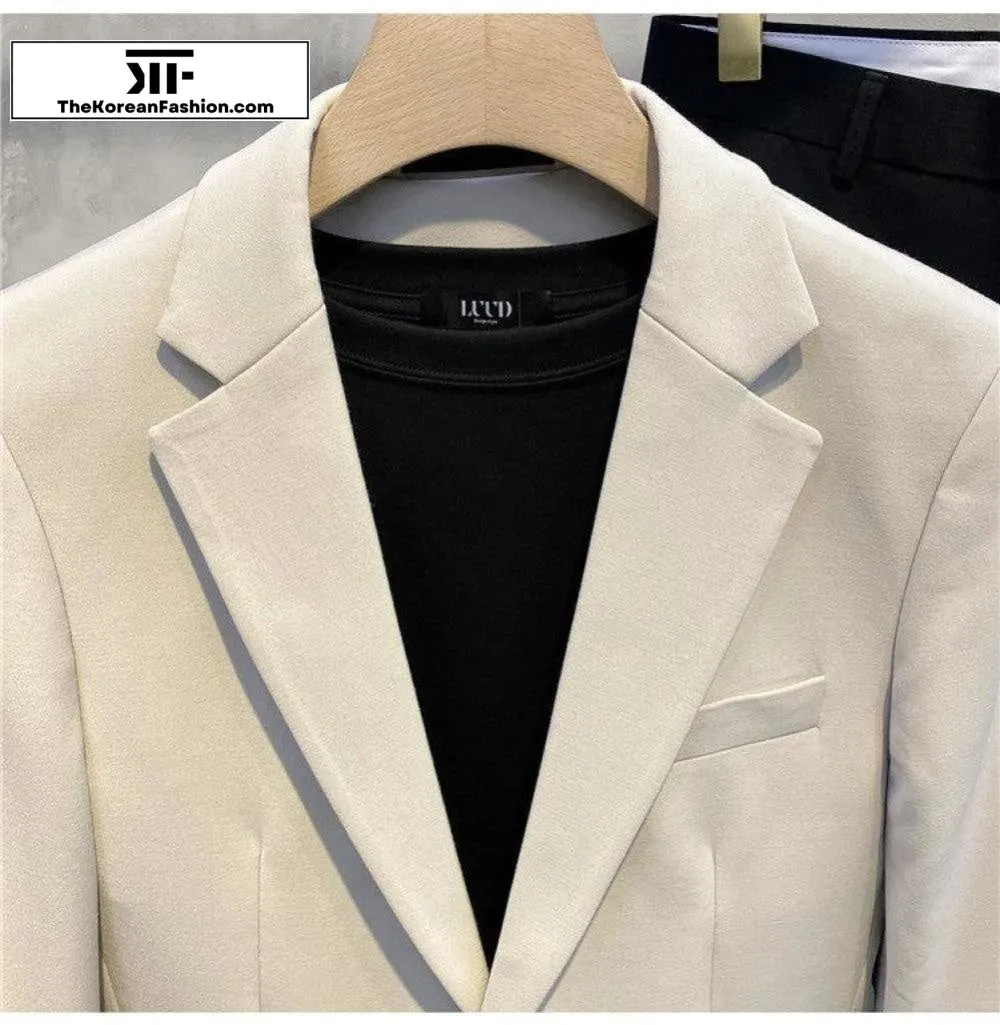 Drape Casual Suit Jacket