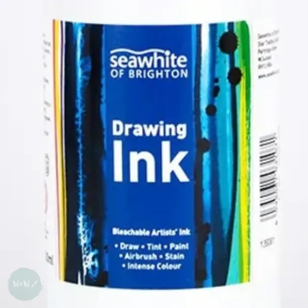 Drawing Ink -  Seawhite - ART INK - 500ml Bottle- Burnt Sienna
