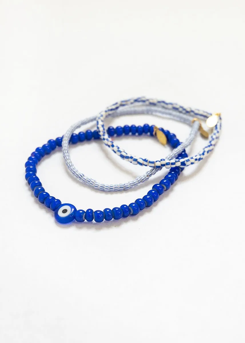 Dream Blue Bracelet Group of Three