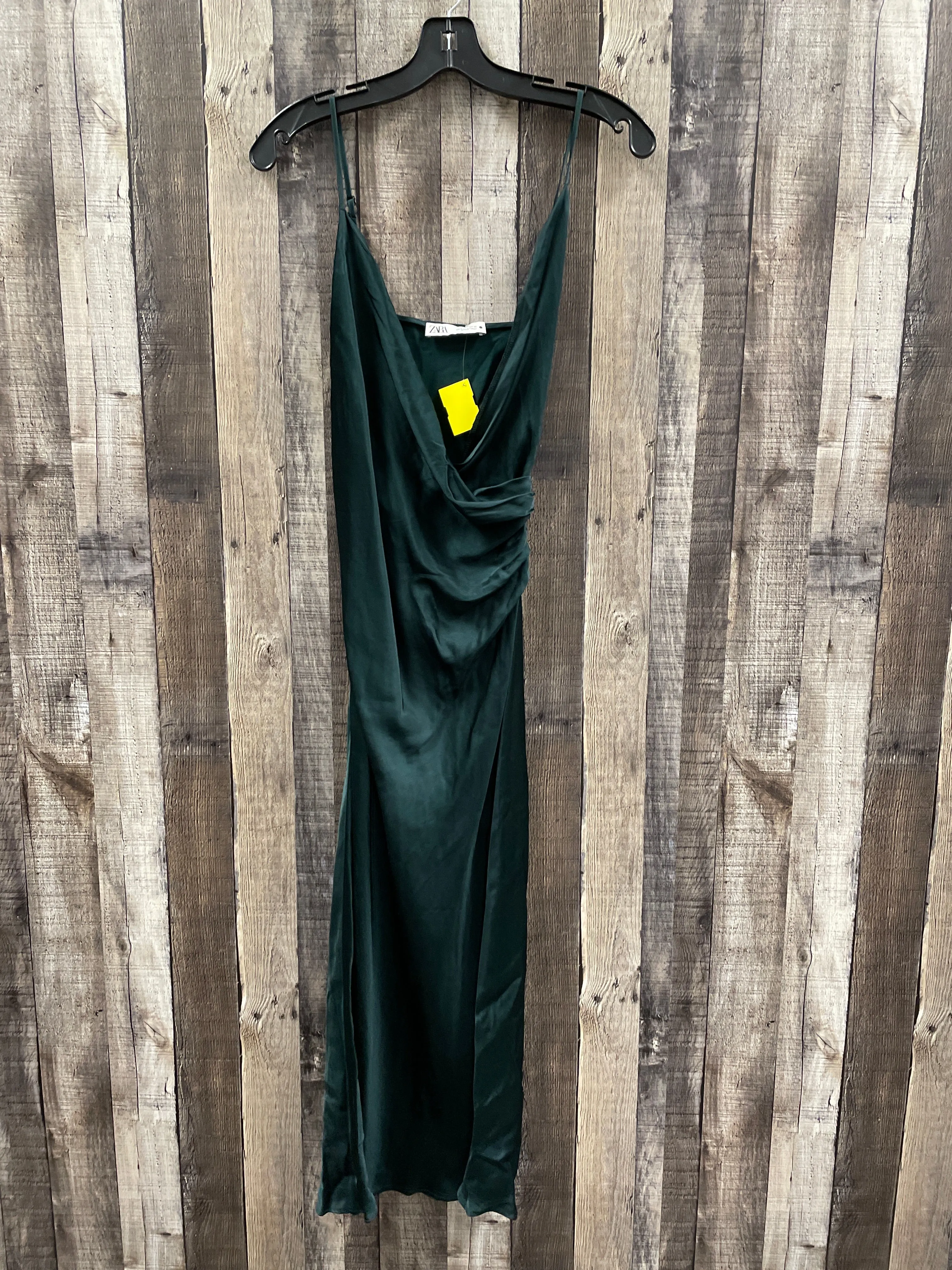 Dress Casual Maxi By Zara In Green, Size: S