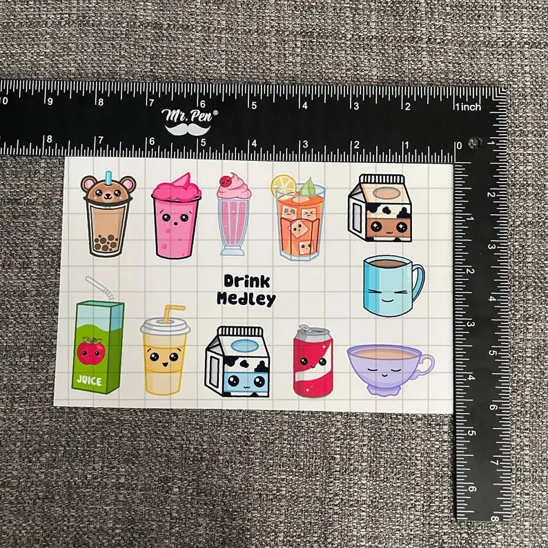 Drink Medley Sticker Sheet