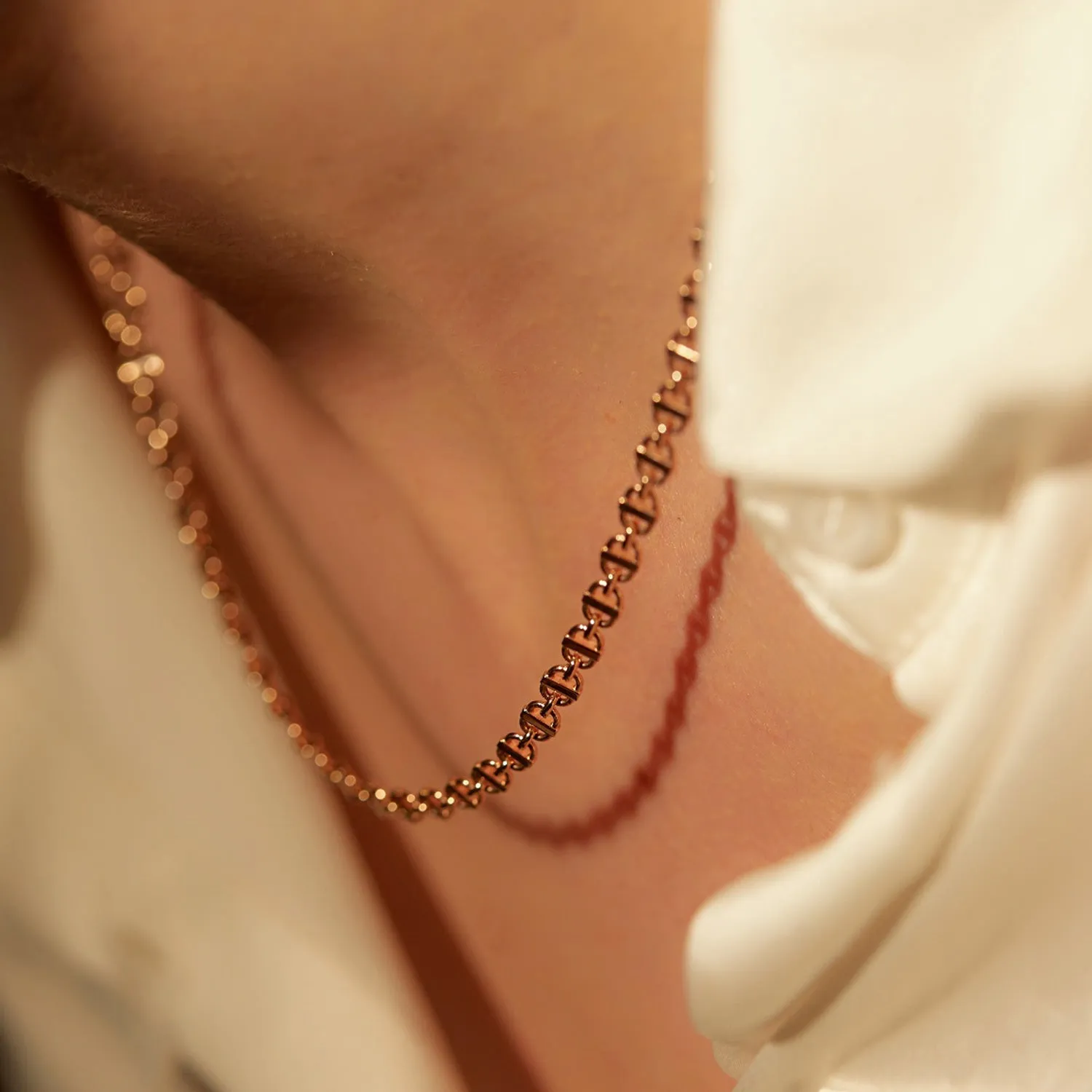 Dual D.D Gold Necklace JDRNRVF03XX