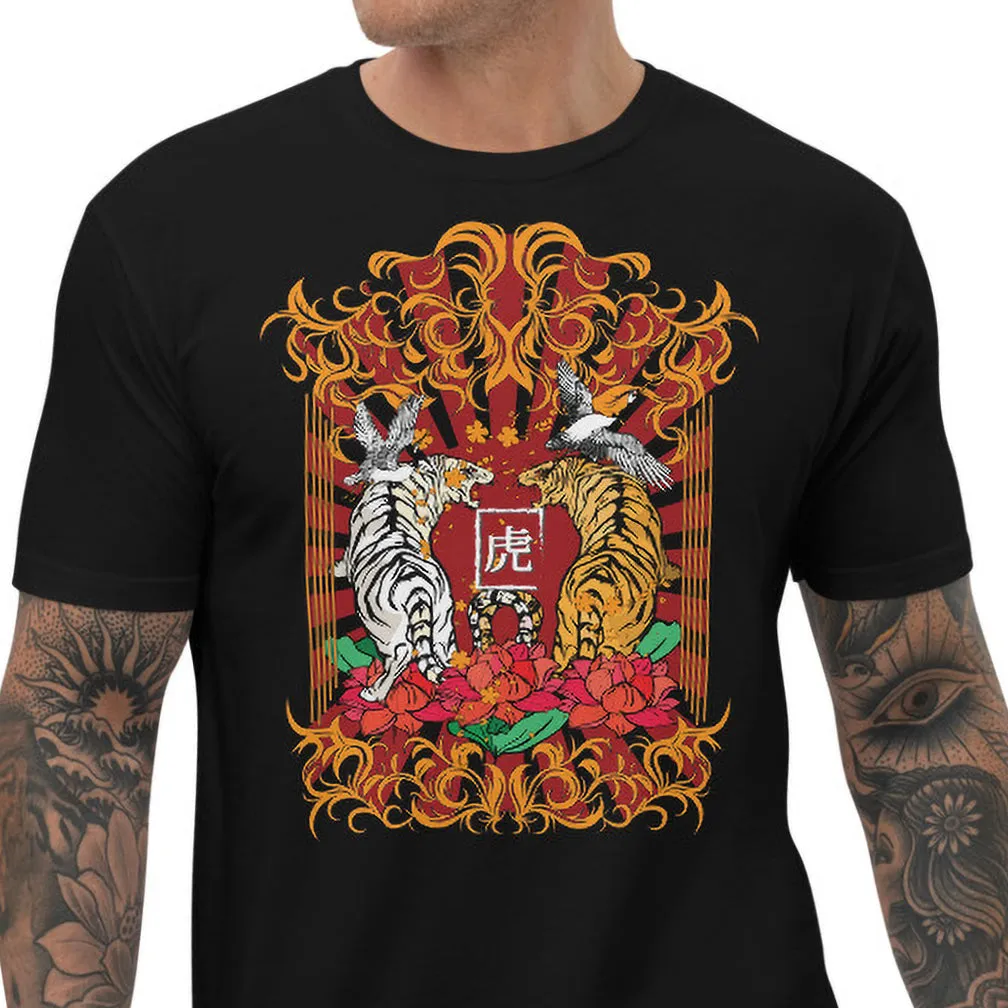 DUAL TIGERS TEE