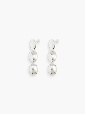 dualism oval earrings