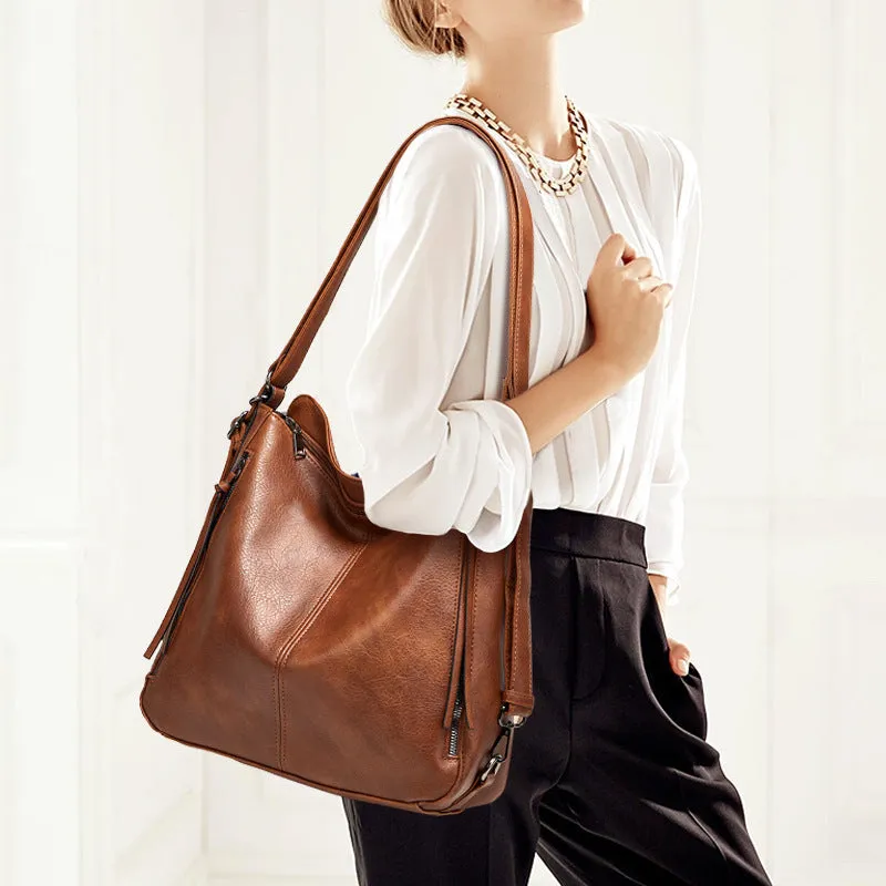 Durable Women's Large Capacity Three-piece Vintage Backpacks