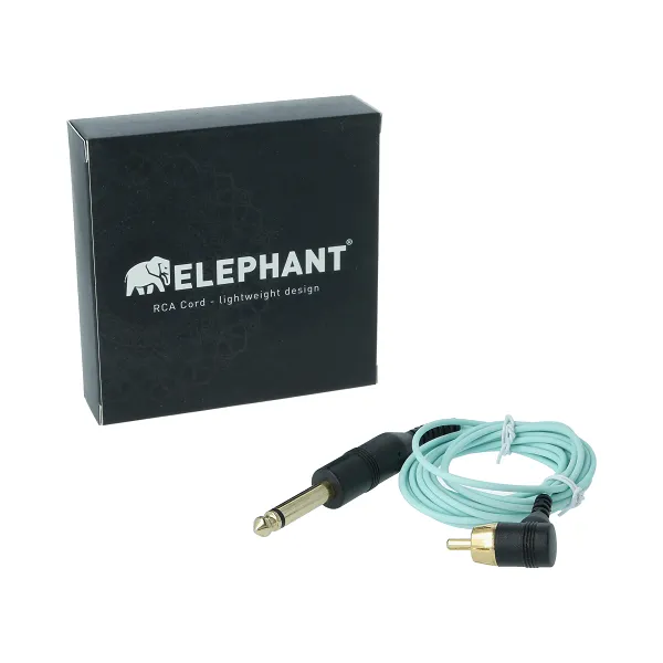 Elephant - Lightweight RCA Cords - Angled