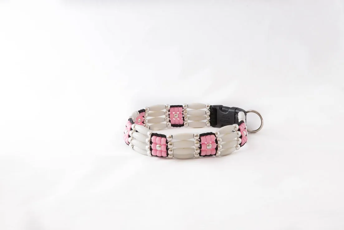 Ellie Beaded Dog Collar