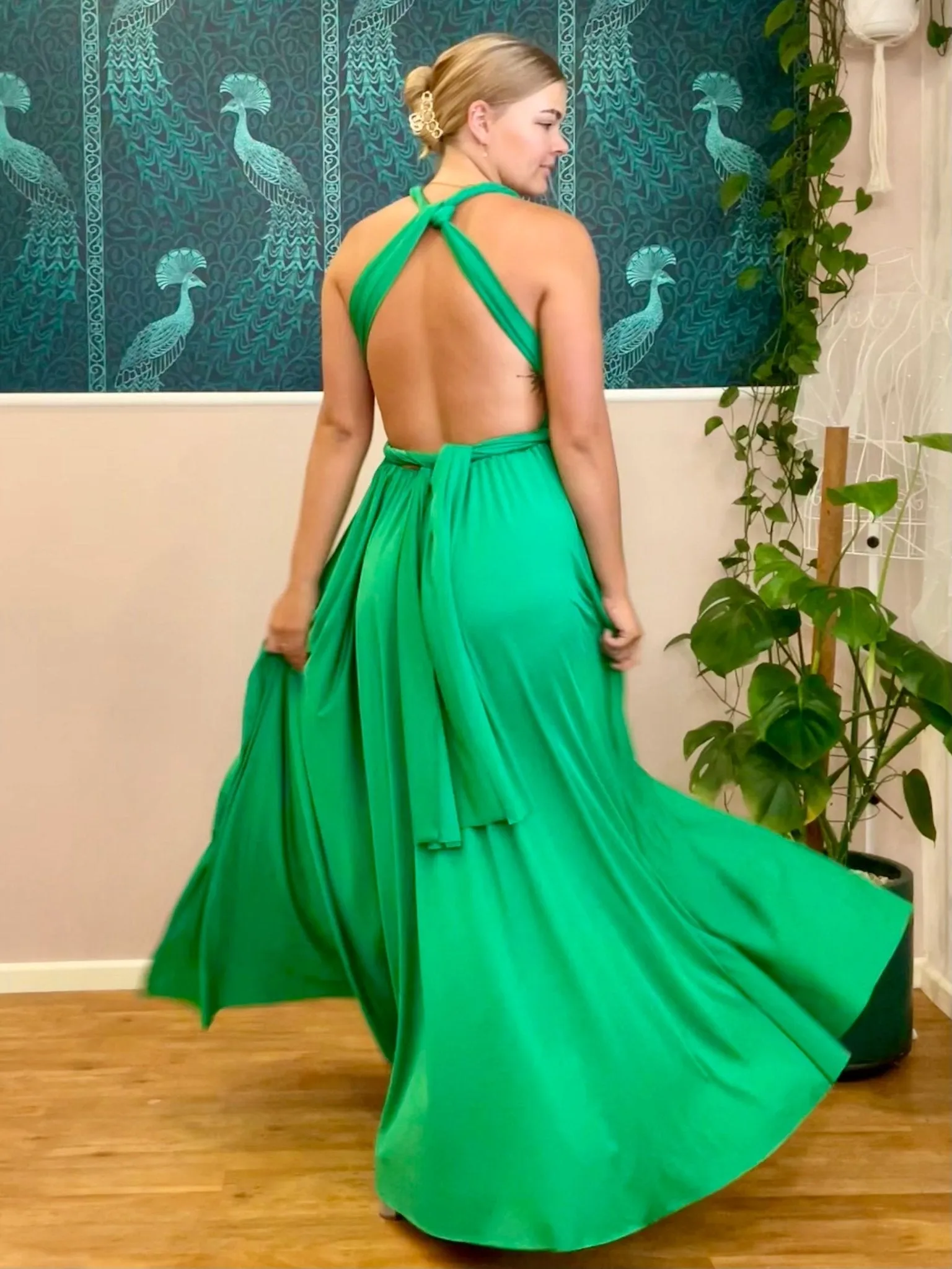 Emerald Convertible Infinity bridesmaid dress Express NZ wide