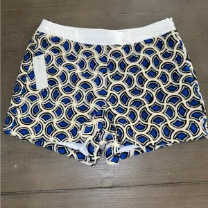 Endless Rose Blue and White Patterned Shorts New with tag
