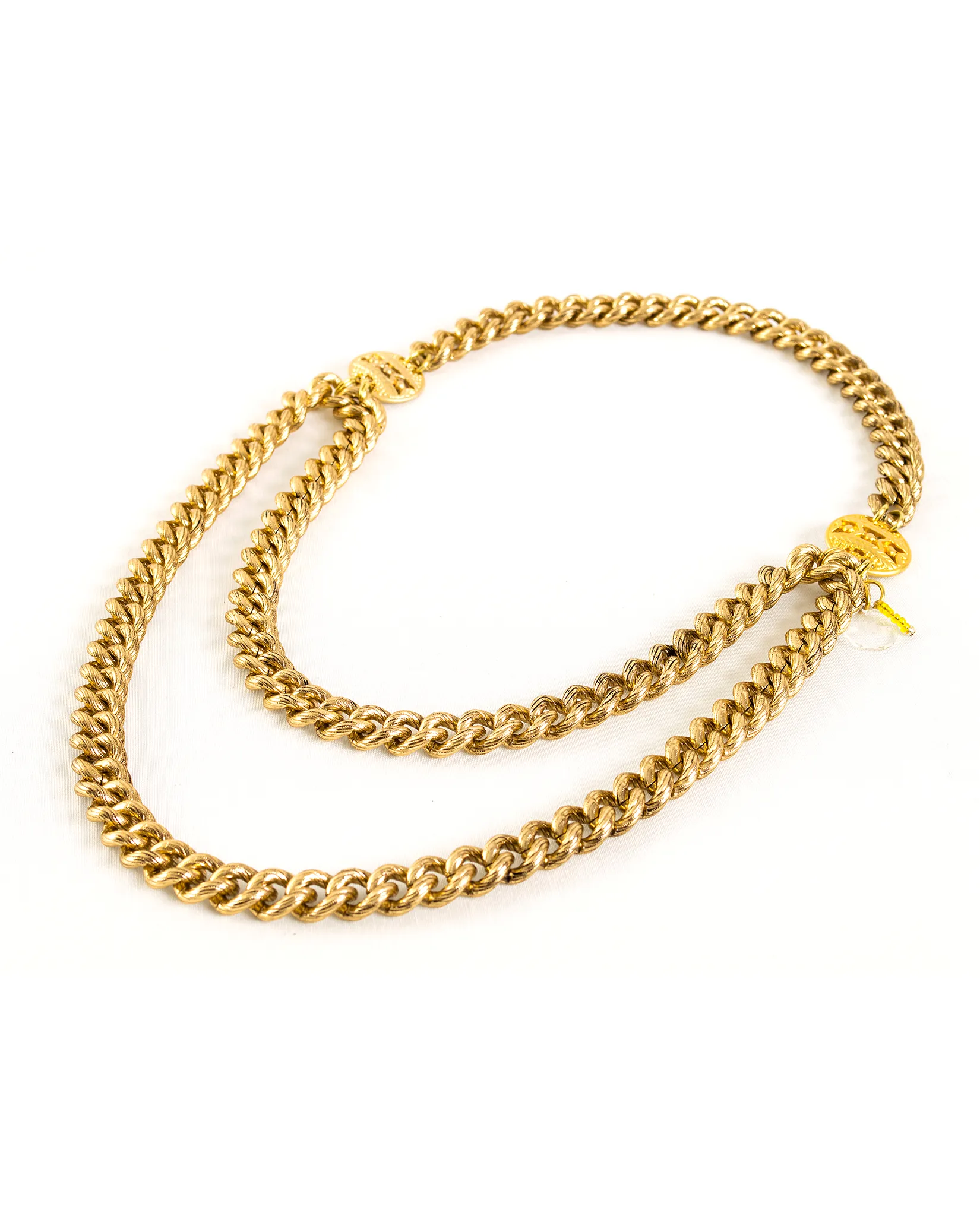 Eos •  Gold Oversized Chain Multiway Headdress