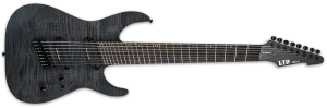 ESP LTD M-1008 8 STRING MULTI-SCALE IN SEE THRU BLACK SATIN