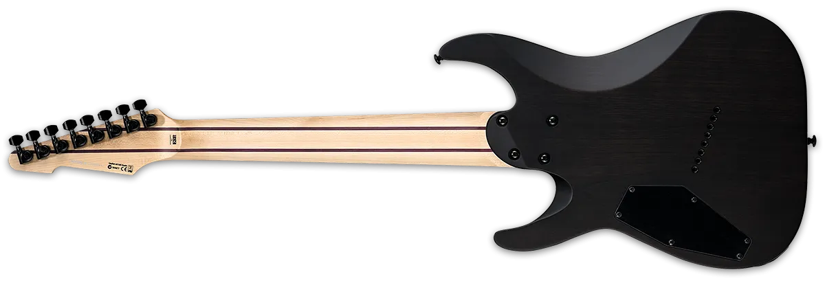 ESP LTD M-1008 8 STRING MULTI-SCALE IN SEE THRU BLACK SATIN