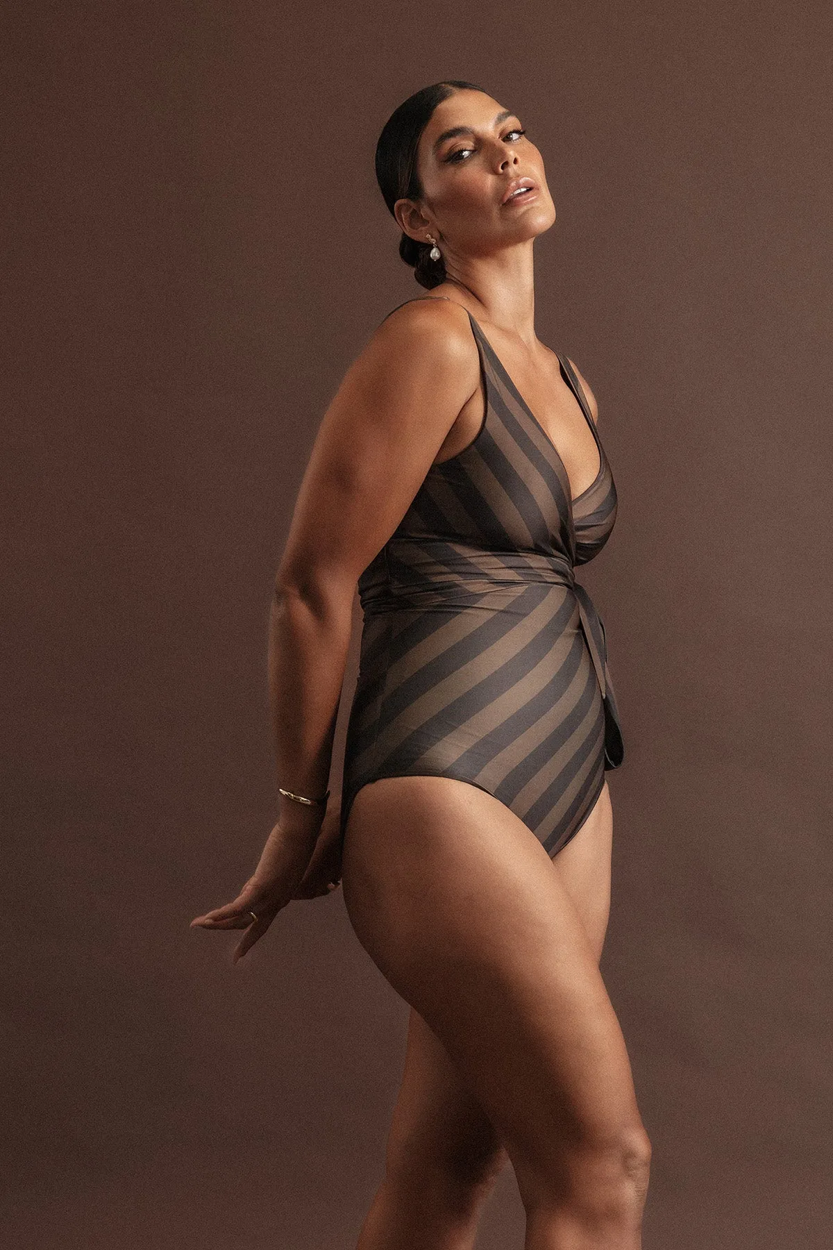 Espresso Reversible Wrapsuit