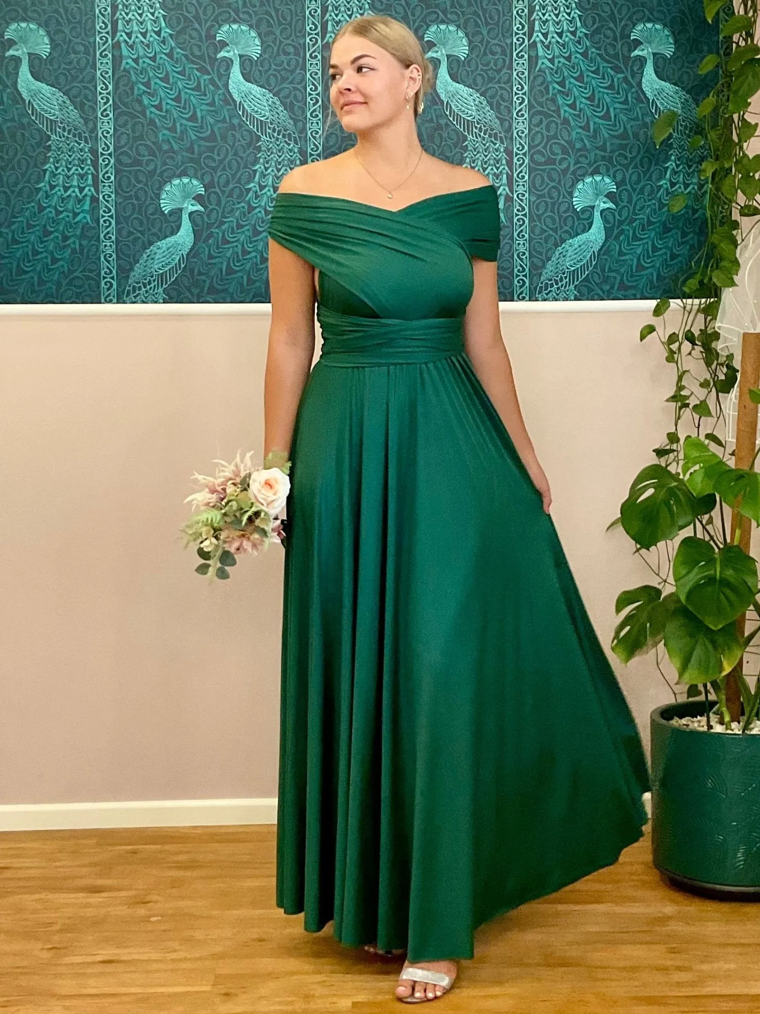 Ever Green convertible Infinity bridesmaid dress Express NZ wide