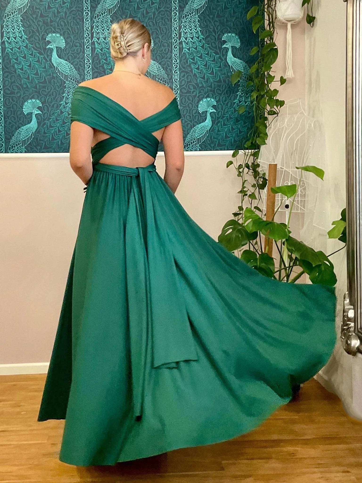 Ever Green convertible Infinity bridesmaid dress Express NZ wide