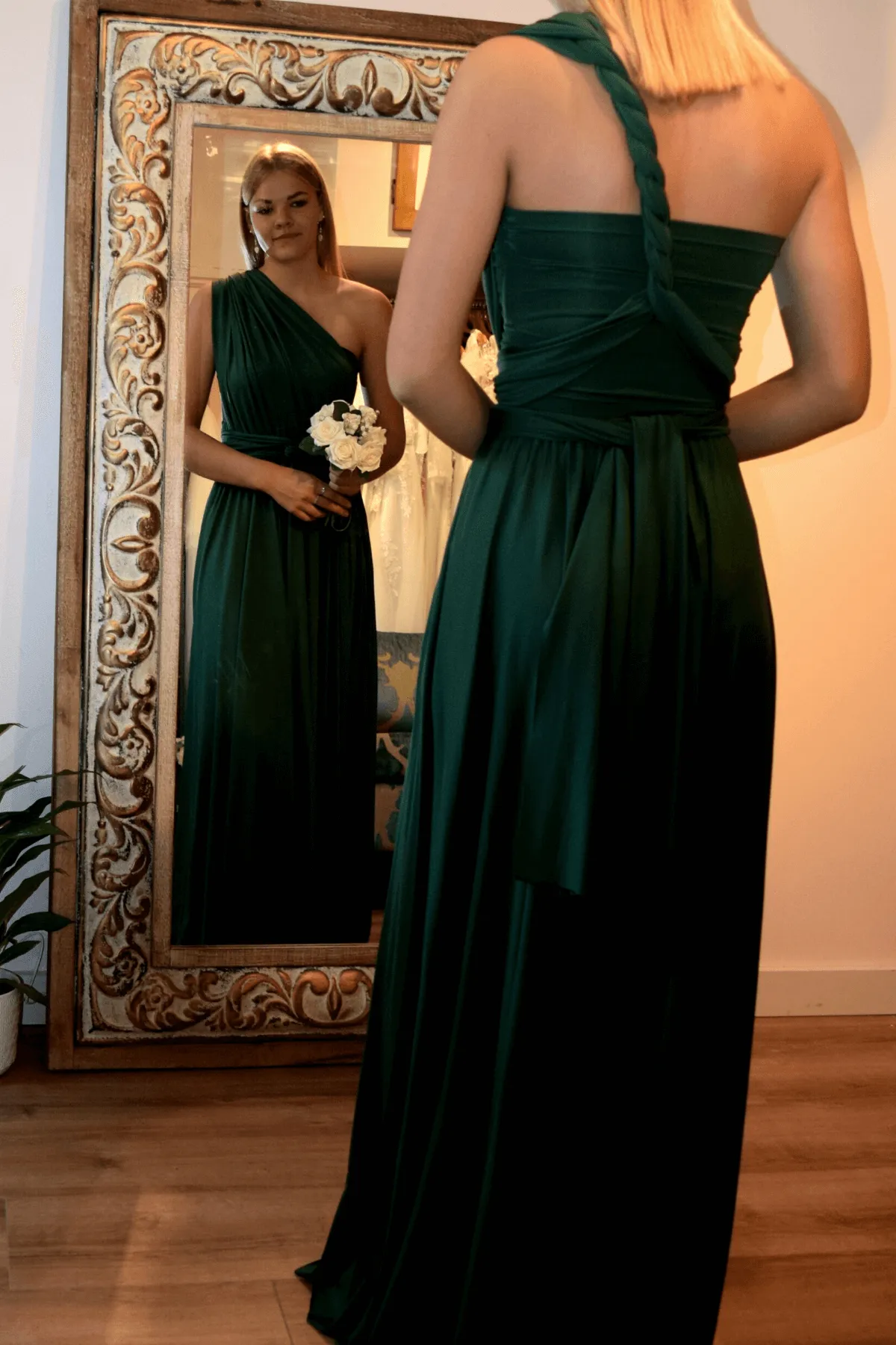 Ever Green convertible Infinity bridesmaid dress Express NZ wide