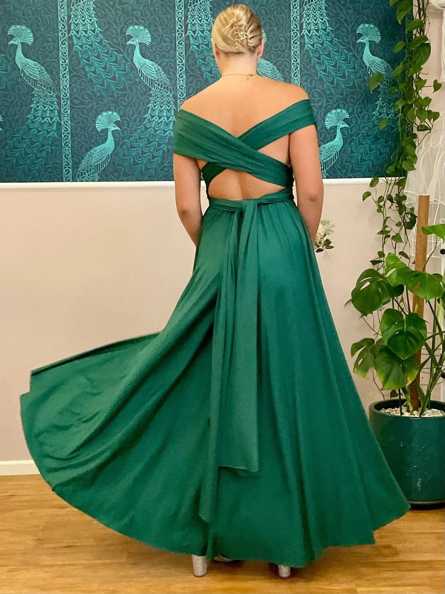 Ever Green convertible Infinity bridesmaid dress Express NZ wide