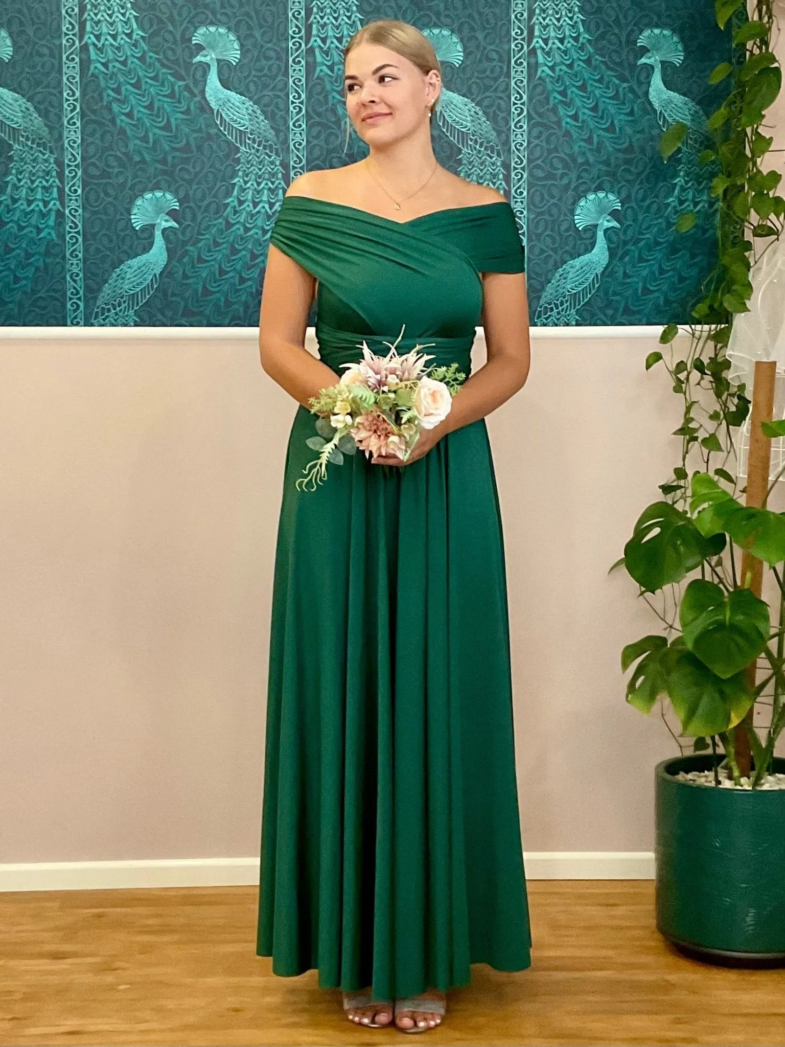 Ever Green convertible Infinity bridesmaid dress Express NZ wide