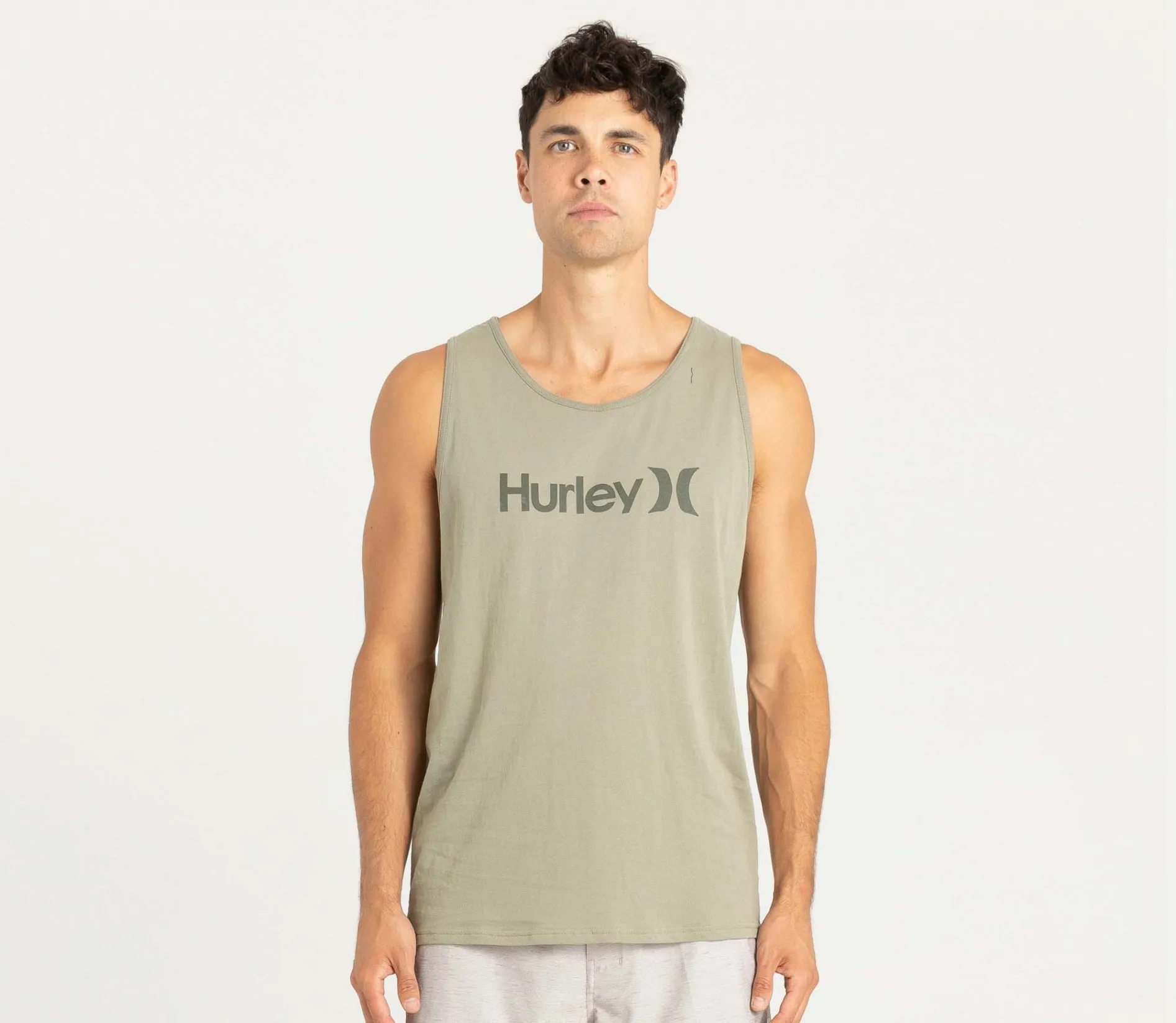 Everyday Washed One And Only Hurley Mens Solid Singlet
