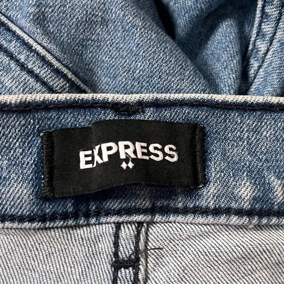 EXPRESS- Slim Super High Rise Women's Blue Jeans Size 8R