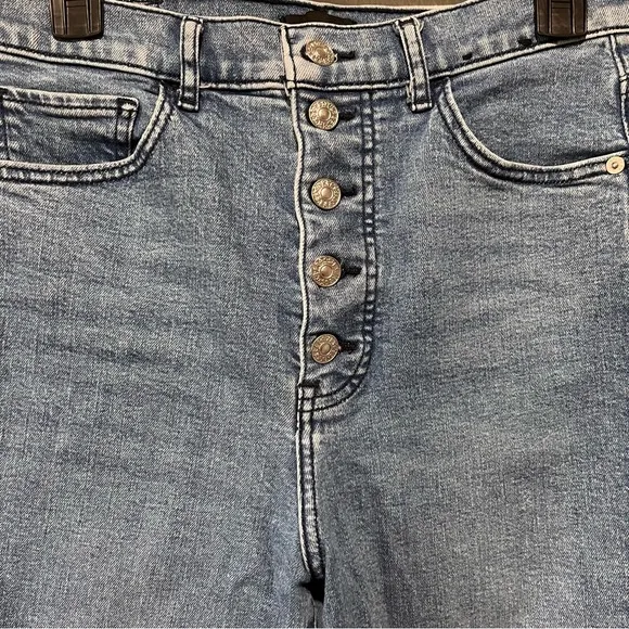 EXPRESS- Slim Super High Rise Women's Blue Jeans Size 8R
