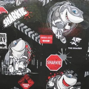 Fabric Kids Sharkie Attack 235CM