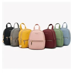 Famous Designer Mini Soft Touch Leather Small Backpack For Female And Girls Fashionable Ladies Bagpack Shoulder Bag