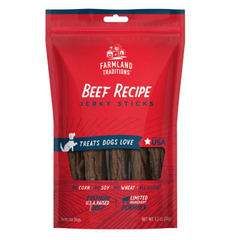 Farmland Traditions -  Simple Snacks Beef Sticks - 6oz