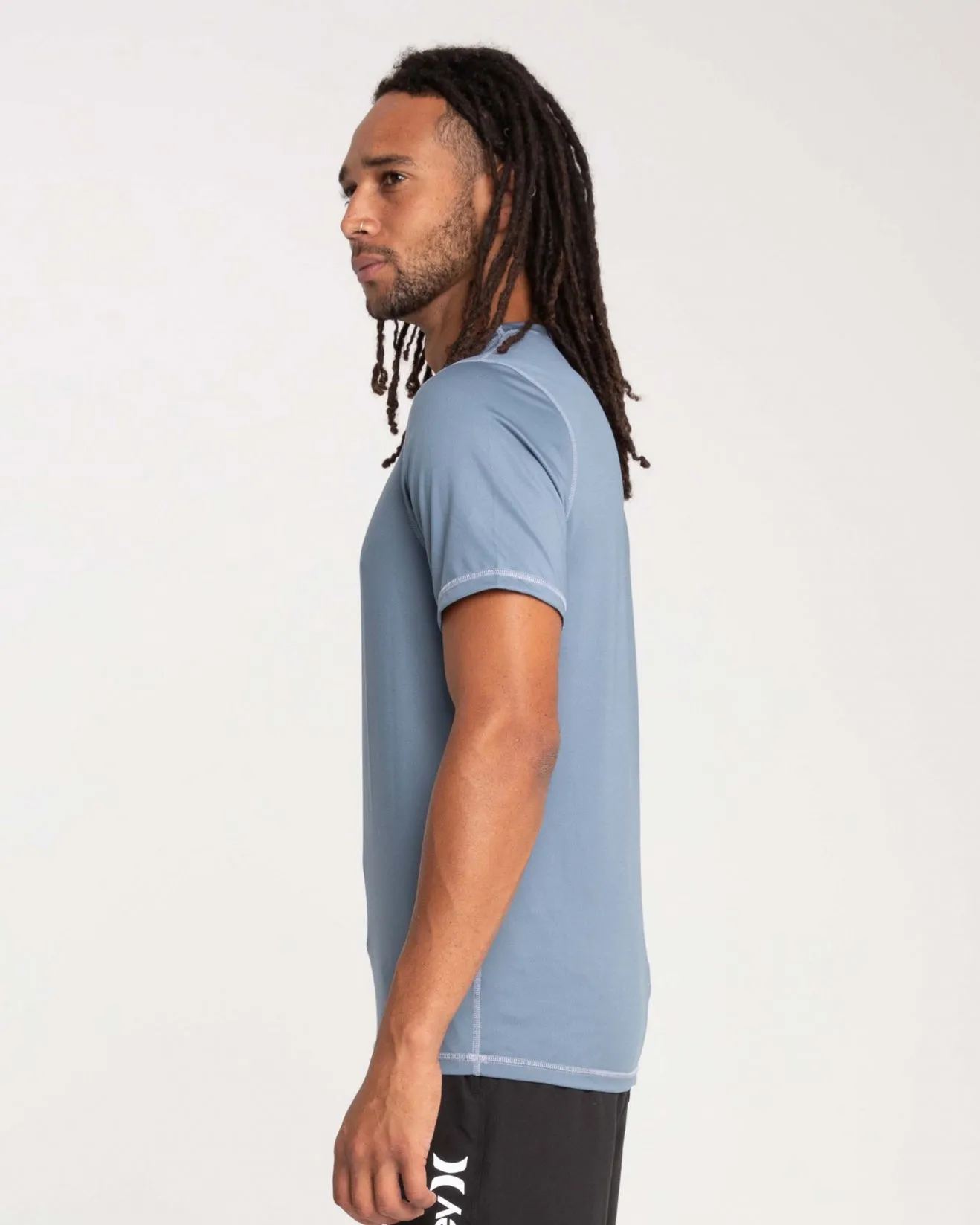 Fastlane Outline Surf Shirt Hurley Mens Short Sleeve Rash Vest