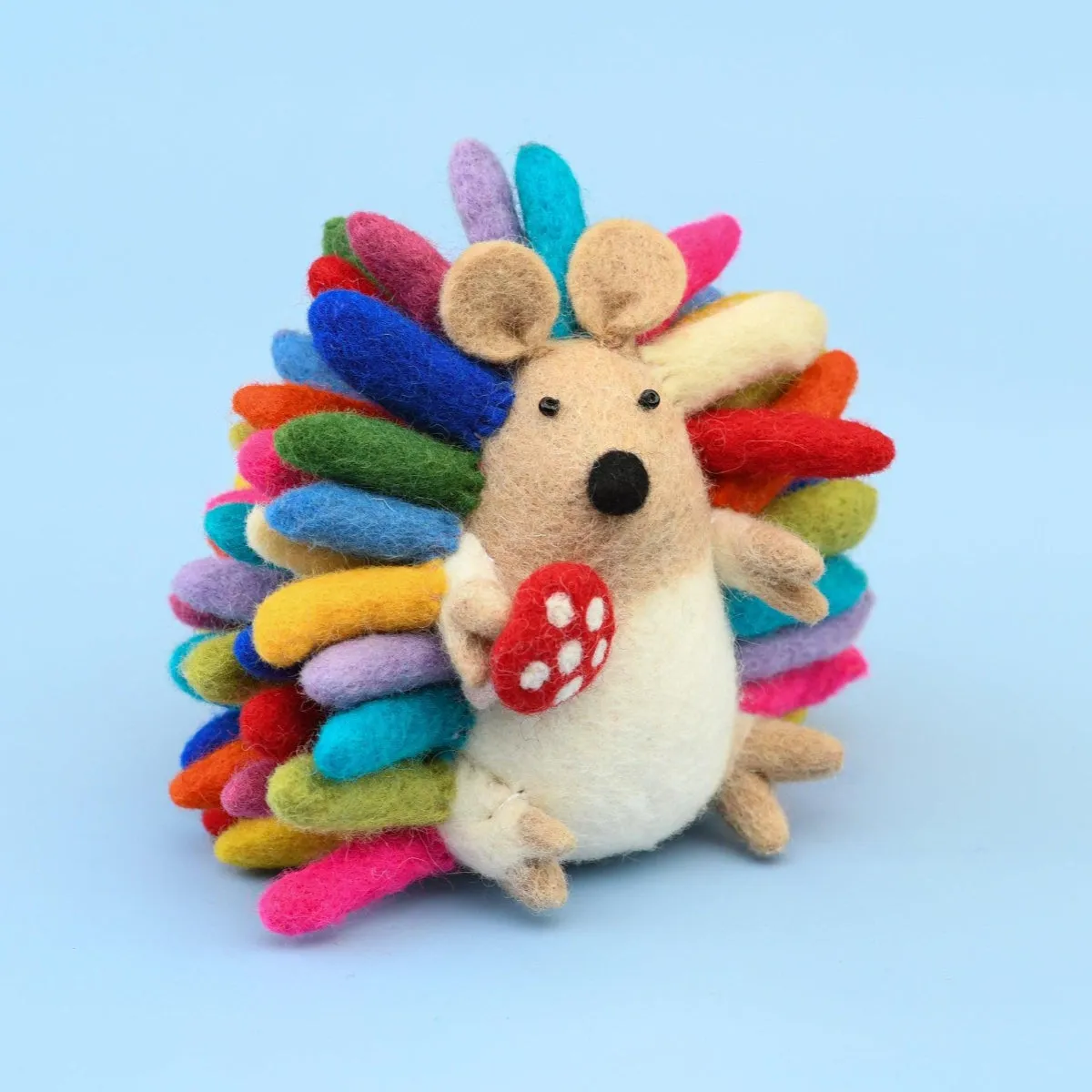 Felt Colorful Rainbow Hedgehog