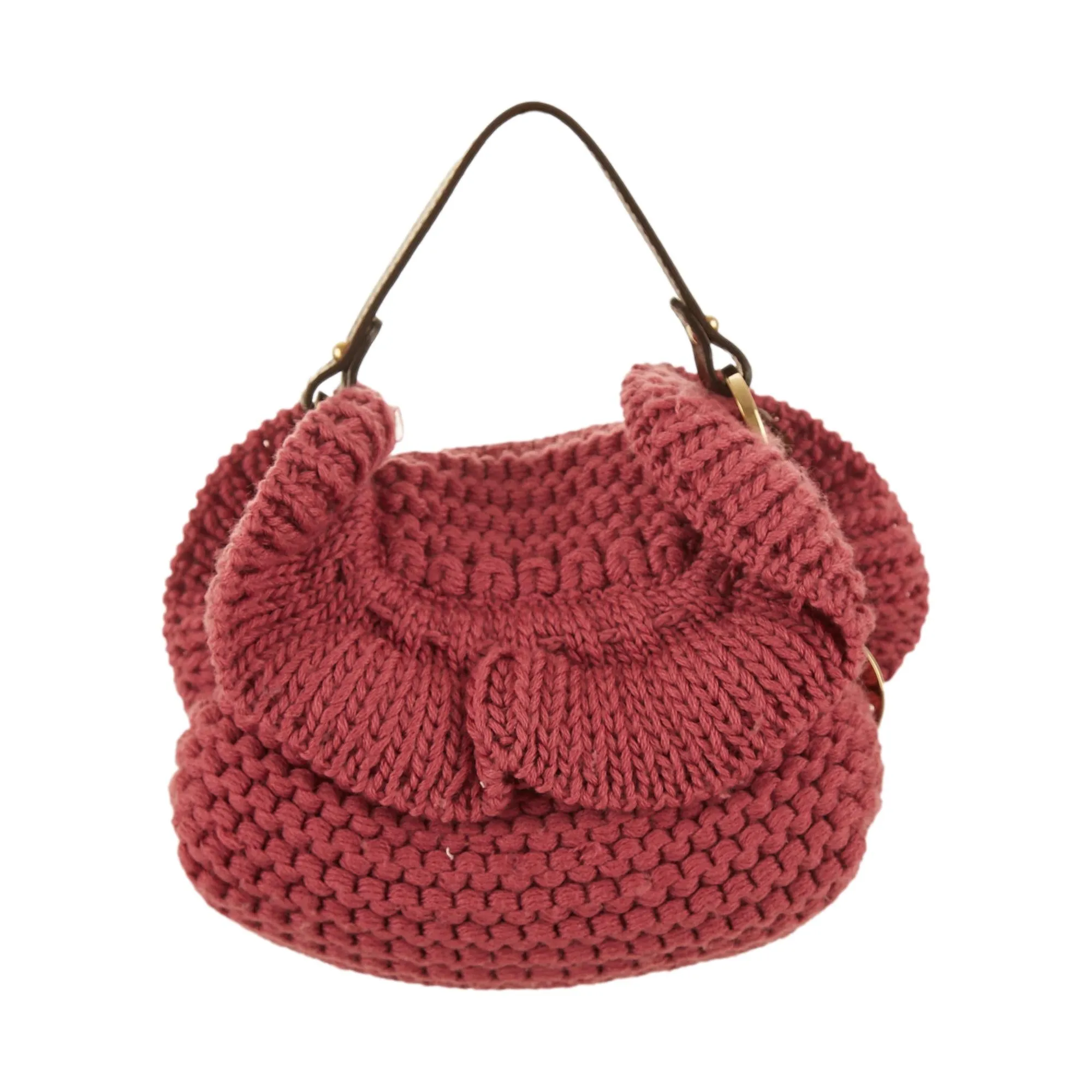 Fendi Pink Mini Crochet Bag