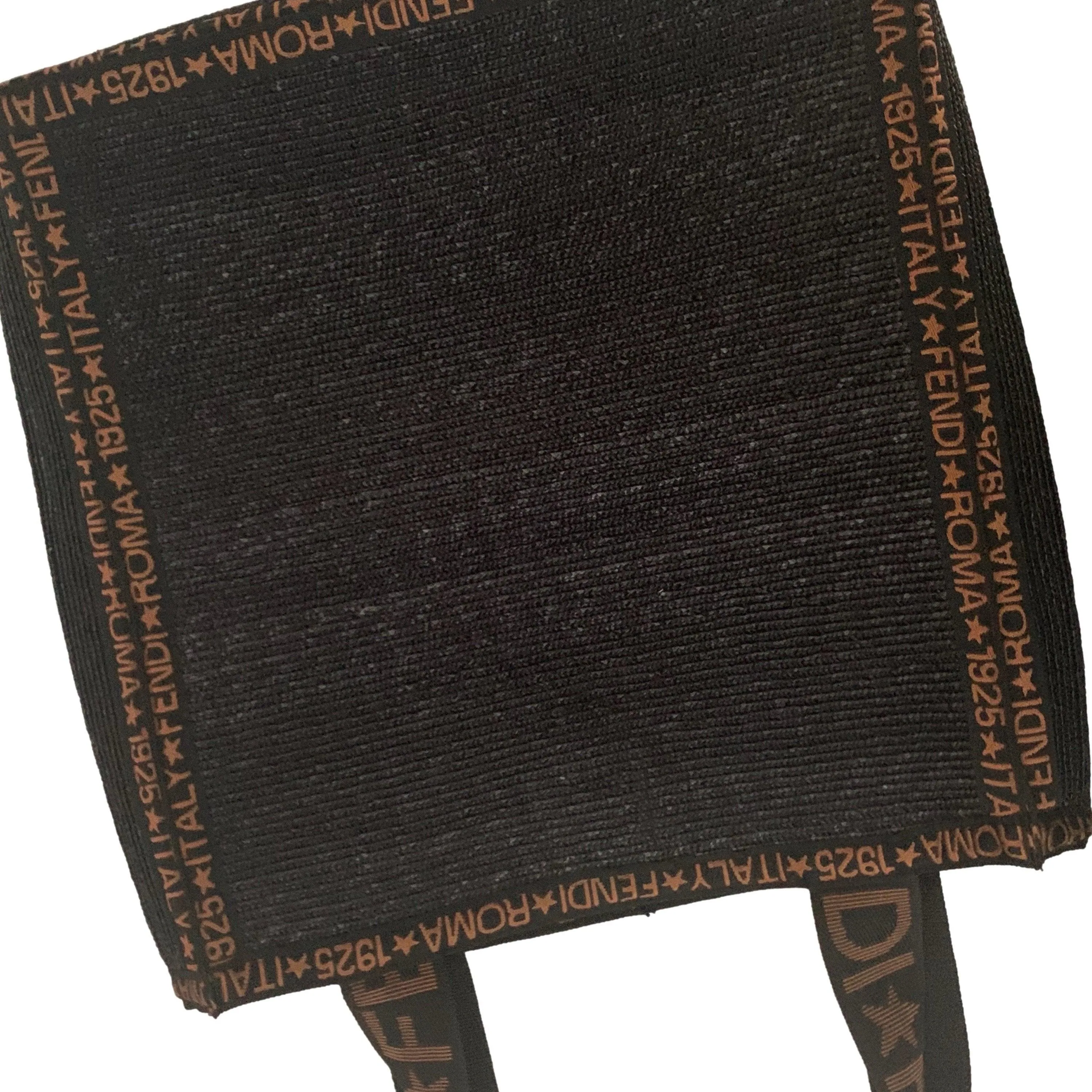 Fendi Straw Logo Tote