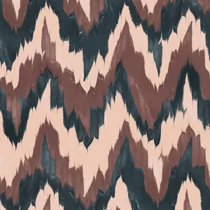 FLAME STITCH FABRIC / RUSTIC CANYON