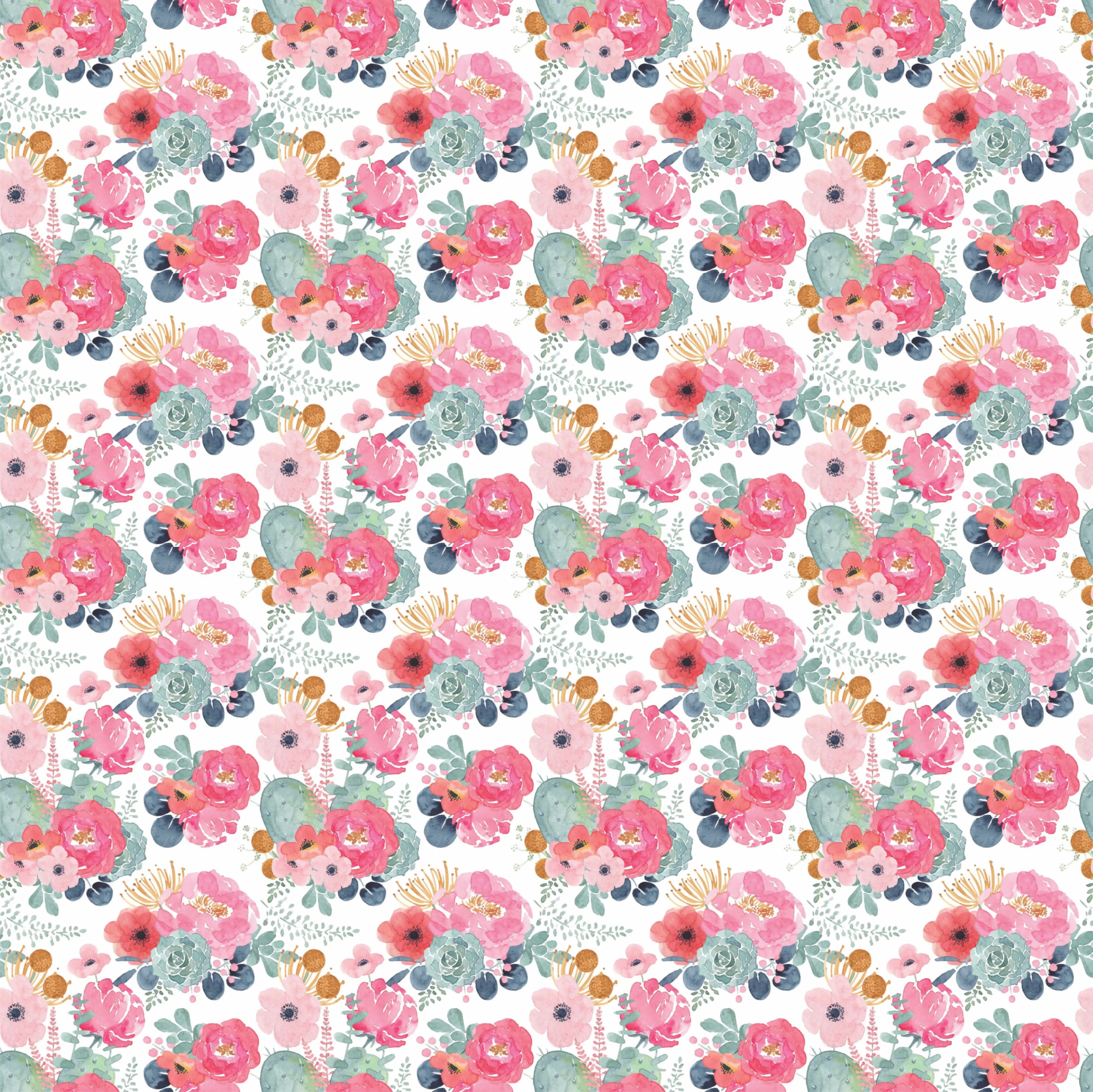 Floral Heat Transfer Vinyl