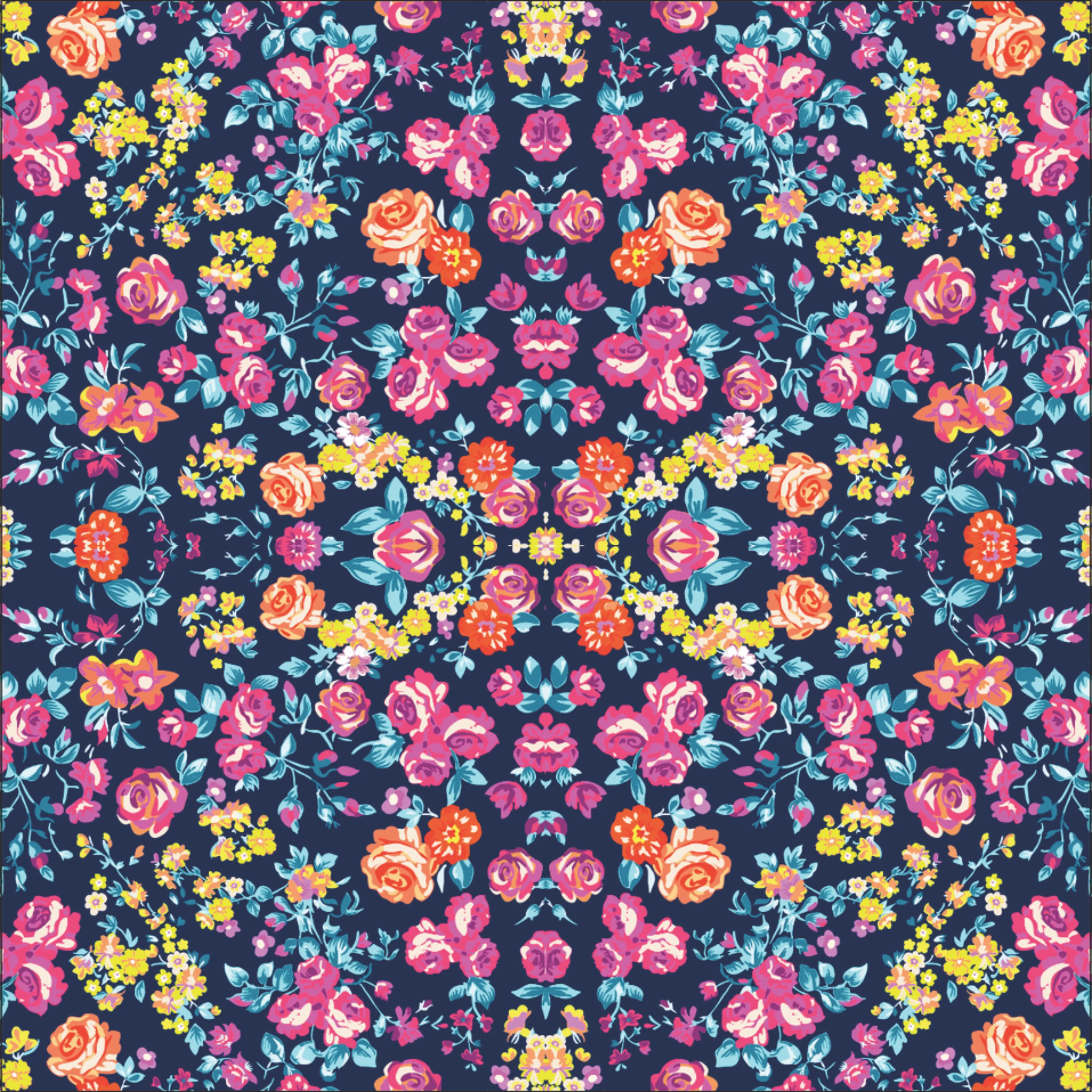 Floral Heat Transfer Vinyl