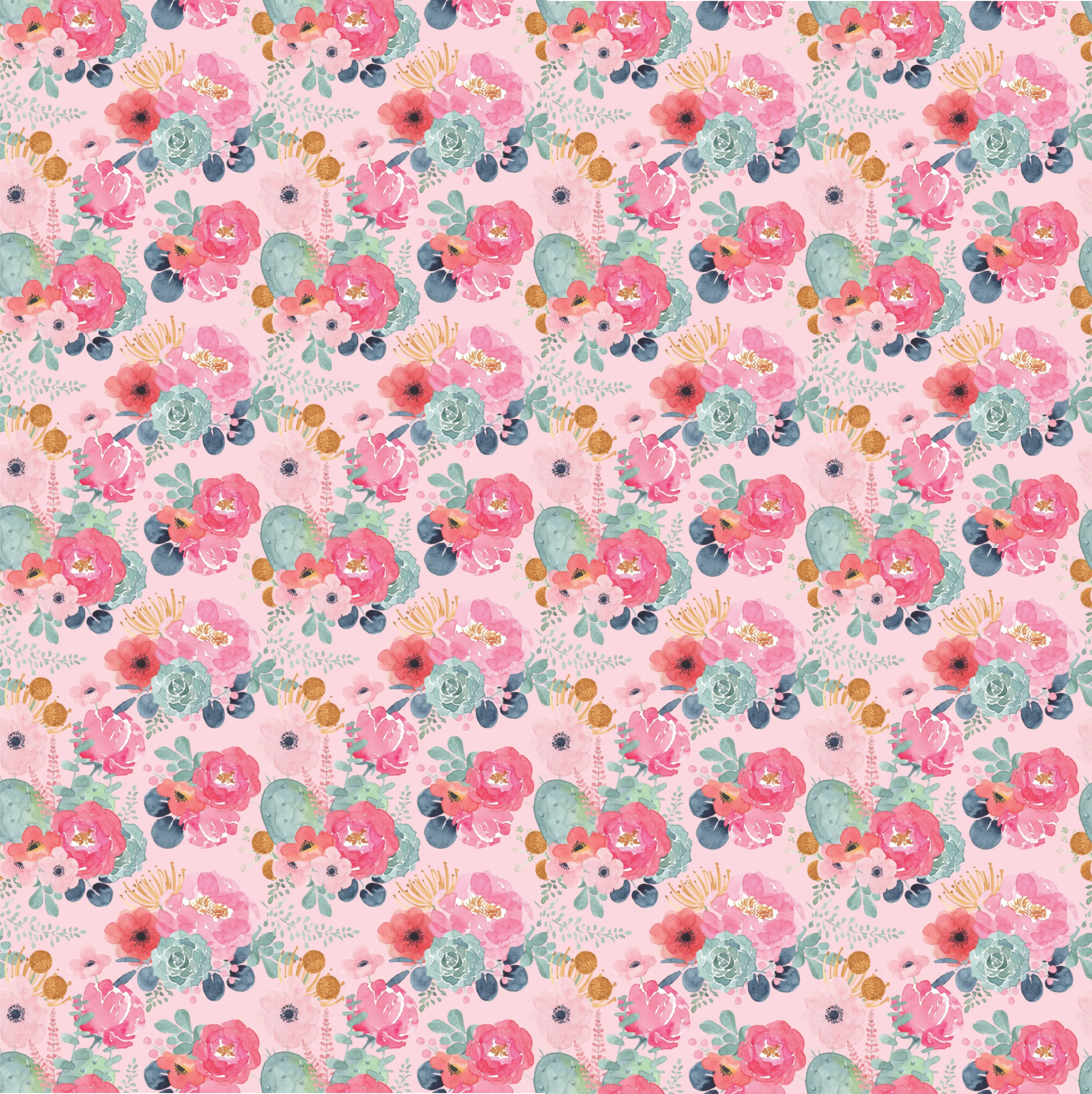 Floral Heat Transfer Vinyl